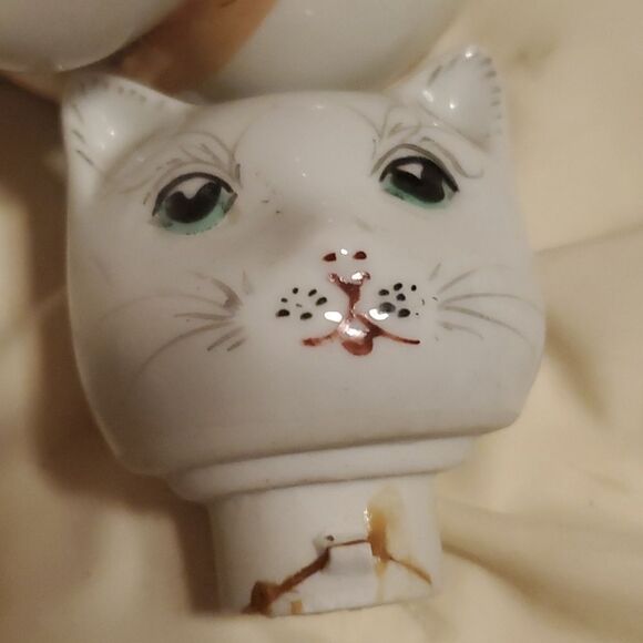 Cat Fish Chinese Teapot Handpainted - Picture 7 of 7